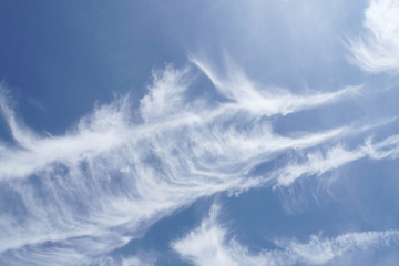 Wolkenformation am Himmel