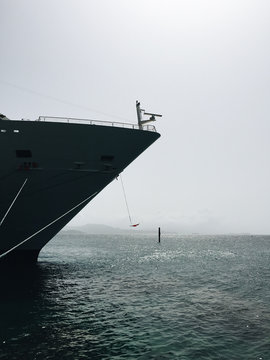 View of front part of ship