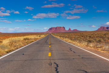 Monument Valley on a sunny day