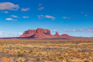 Monument Valley on a sunny day