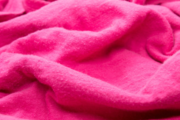 Fototapeta na wymiar This is a photograph of textured Pink fabric