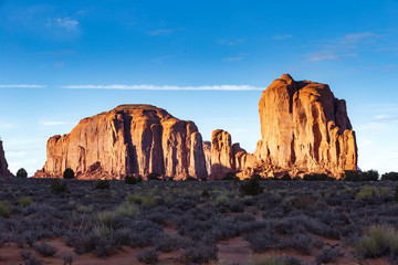 Monument Valley on a sunny day