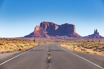 Monument Valley on a sunny day