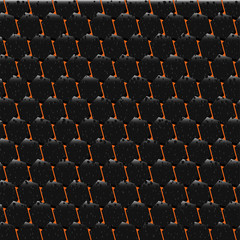 Fototapeta premium Abstract hexagons background
