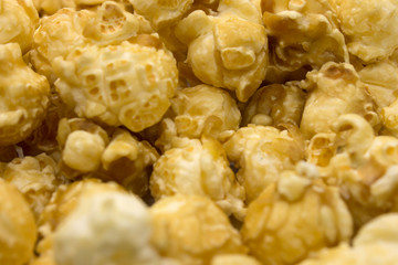 This is a photograph of Sweet Caramel popcorn