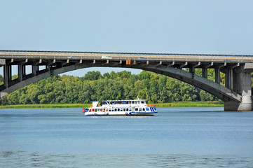 Motor travel river ship