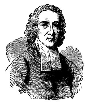 Jonathan Edwards Vintage Illustration