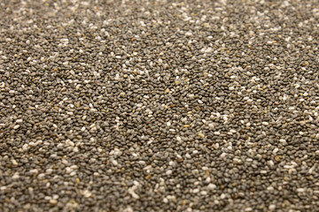This is a photograph of Chia Seeds