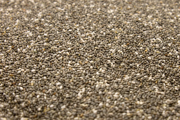 This is a photograph of Chia Seeds