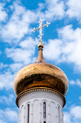 Golden dome of the Church of the Holy Martyr Grand Duchess Elizabeth in Khabarovsk