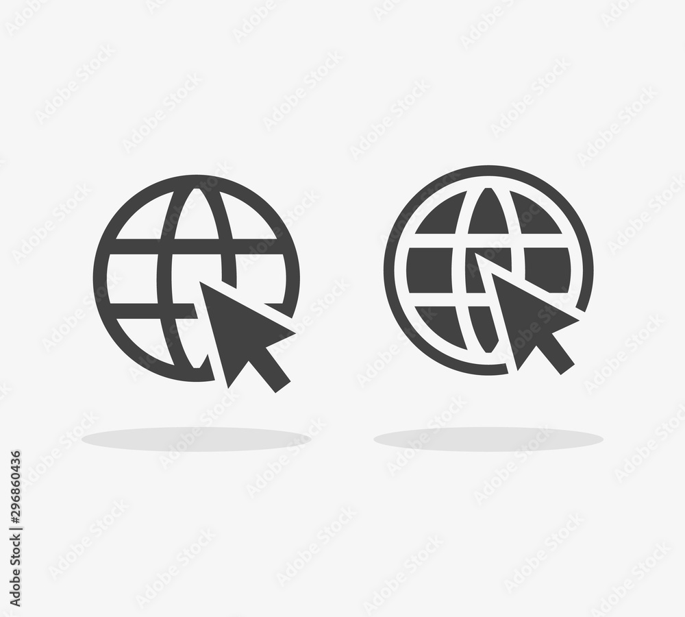 Aufkleber web symbol for your web site design