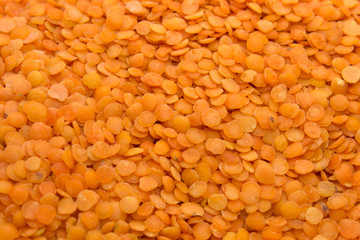 This is a photograph of Red lentils