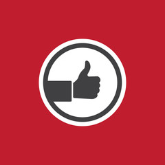 Obraz premium Thumb up icon