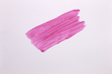 This is a photograph of a Purple Lipstick swatch isolated on a White background