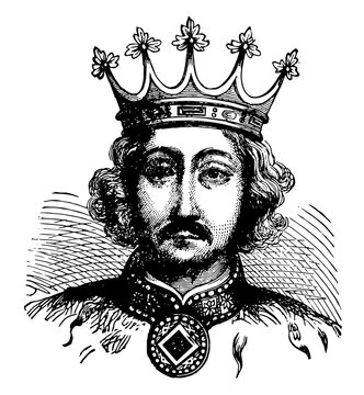 Richard II Of England, Vintage Illustration