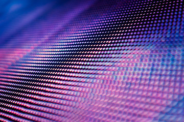 CloseUp LED blurred screen. LED soft focus background. abstract background ideal for design.