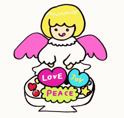 a baby angel