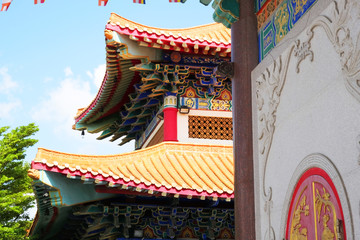 Magnificent beauty of a Chinese temple