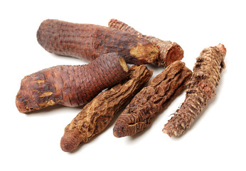 traditional Chinese medicine on white background