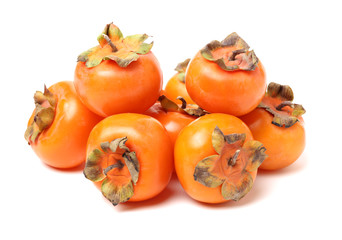 persimmon on a white background 