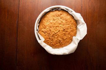 Banana Bread in Cake Tin