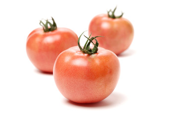 fresh tomato isolated on white background