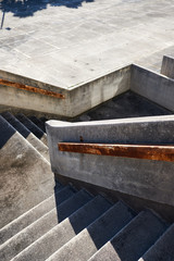 concrete stairway
