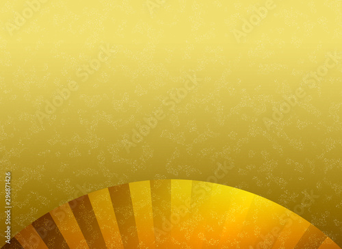 背景 集中線 シンプル 金 ゴールド グラデーション Wall Mural Wdw