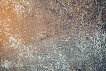 close up texture of old grunge rust wall background