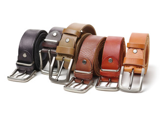 belts on a background. belts. belts on background