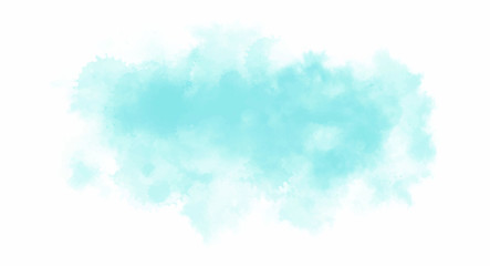Blue watercolor background for your design, watercolor background concept, vector.