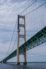 Painting Maintenance on Mackinac Bridge, Mackinaw City, Michigan