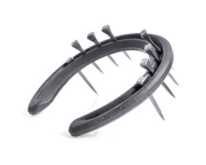 horseshoe isolated on white background