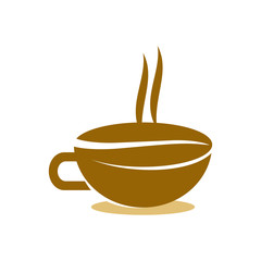 Coffee Logo Mug Template Vector Illustration Design Isolated