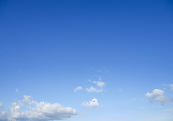 sky and White  clouds