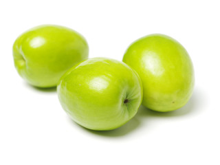Fresh juicy jujube isolated on white background