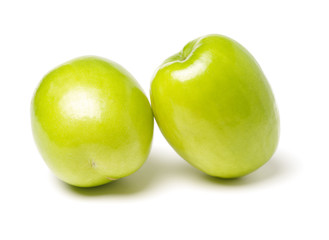 Fresh juicy jujube isolated on white background