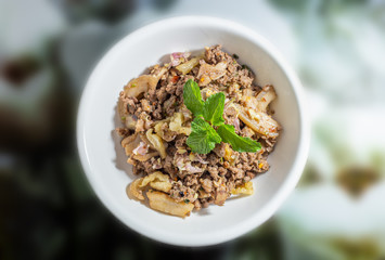 larb, thai northern style food