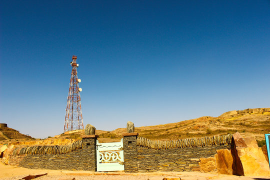 Cell Phone Tower In Valley 