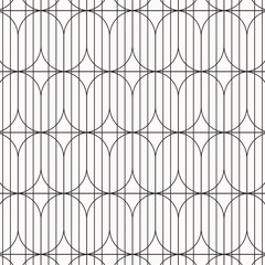 Geometric abstract texture. Curve and straight linear vector pattern, repeating linear abstract. pattern is on swatch panel.