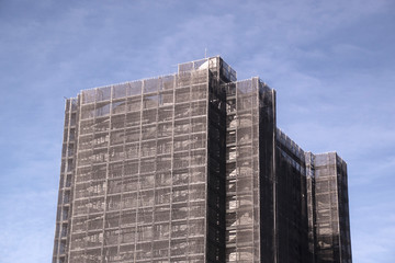 マンションの改修工事 　カバーシート 