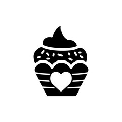 Cupcake icon trendy