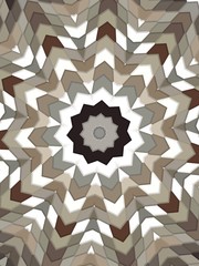 Abstract kaleidoscope pattern background. Beautiful Colorful kaleidoscope texture. Unique kaleidoscope design. Picture for creative wallpaper or design art work.