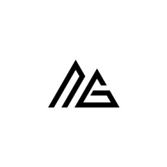 Letter NG logo icon design template elements