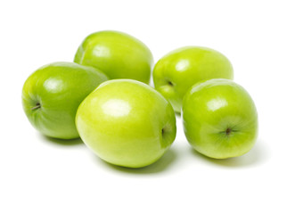 Fresh juicy jujube isolated on white background