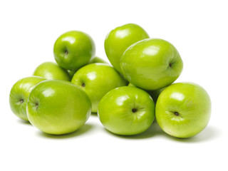 Fresh juicy jujube isolated on white background