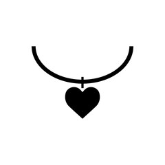 Necklace icon trendy