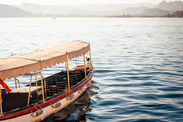 Boat a lake