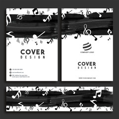 Music Cover Design and Website Header set.