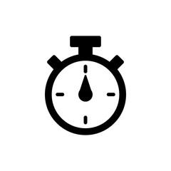 Stopwatch icon trendy